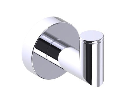 polished chrome robe hook