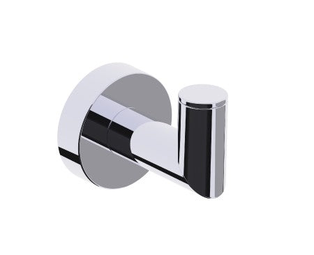 polished chrome robe hook