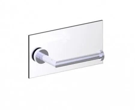 polished chrome tissue holder
