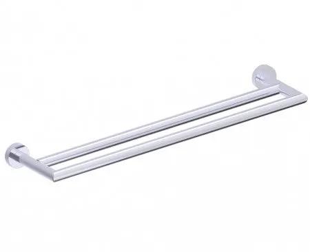 polished chrome towel bar