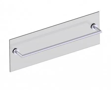 polished chrome towel bar