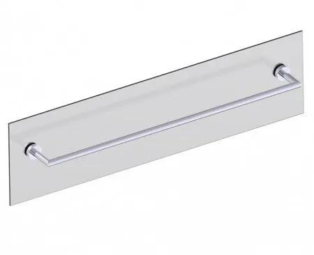 polished chrome towel bar