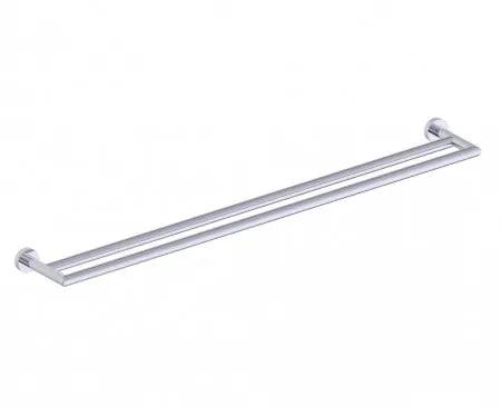 polished chrome towel bar