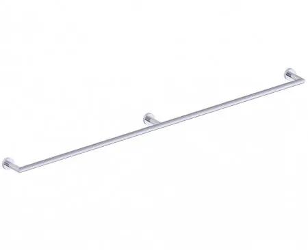 polished chrome towel bar