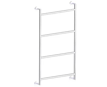 polished chrome towel ladder