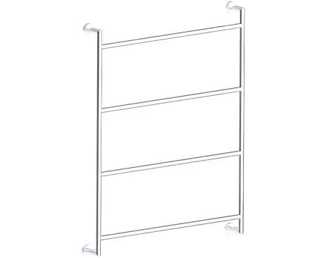 polished chrome towel ladder