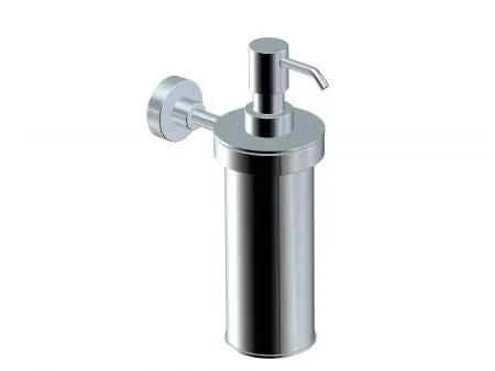 polished chrome soap dispenser