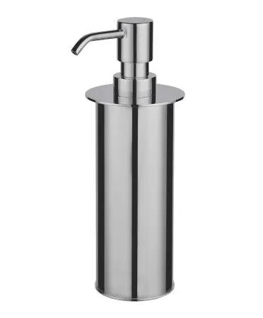 polished chrome soap dispenser