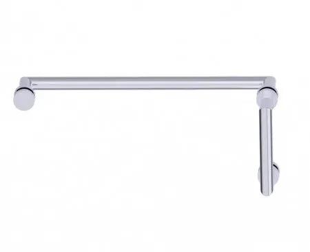 polished chrome door handle