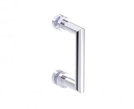 polished chrome door handle