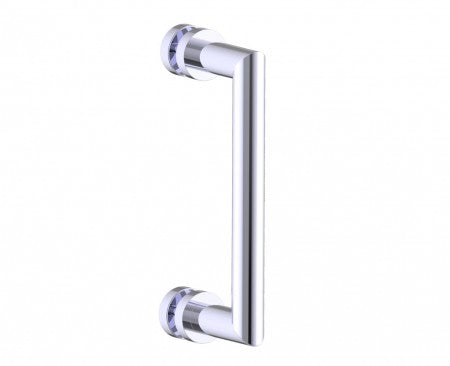 polished chrome door handle