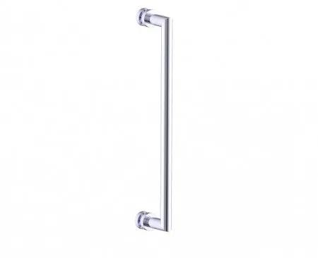 polished chrome door handle