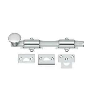 polished chrome surface bolt