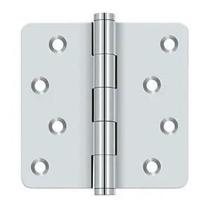 polished chrome hinges