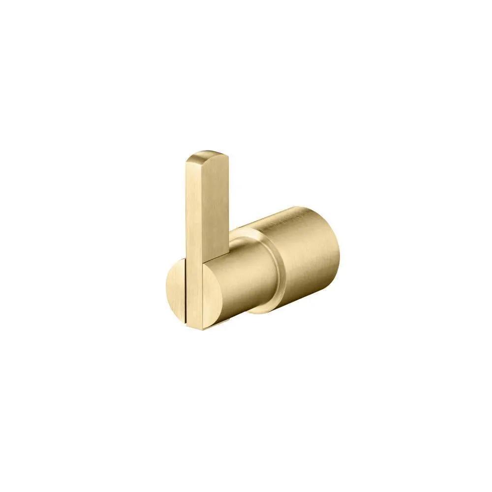 Flusso Serie 145 Brass Bathroom Towel / Robe Hook by Flusso