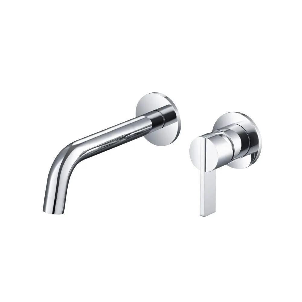 chrome bathroom faucet