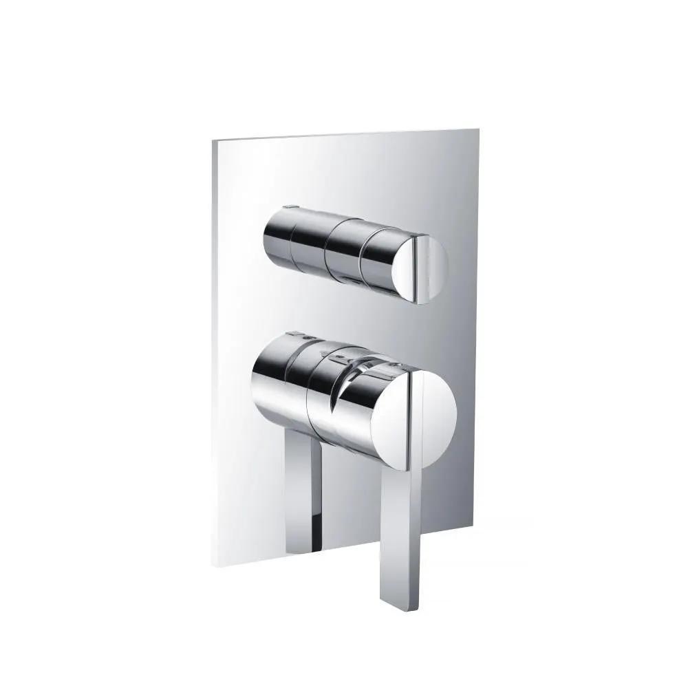 chrome shower valve