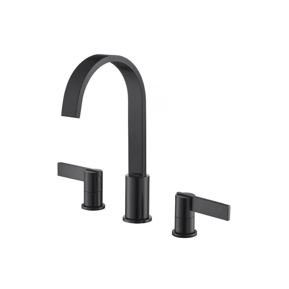 Flusso Serie 145 3 Hole Deck Mount Roman Tub Faucet by Flusso