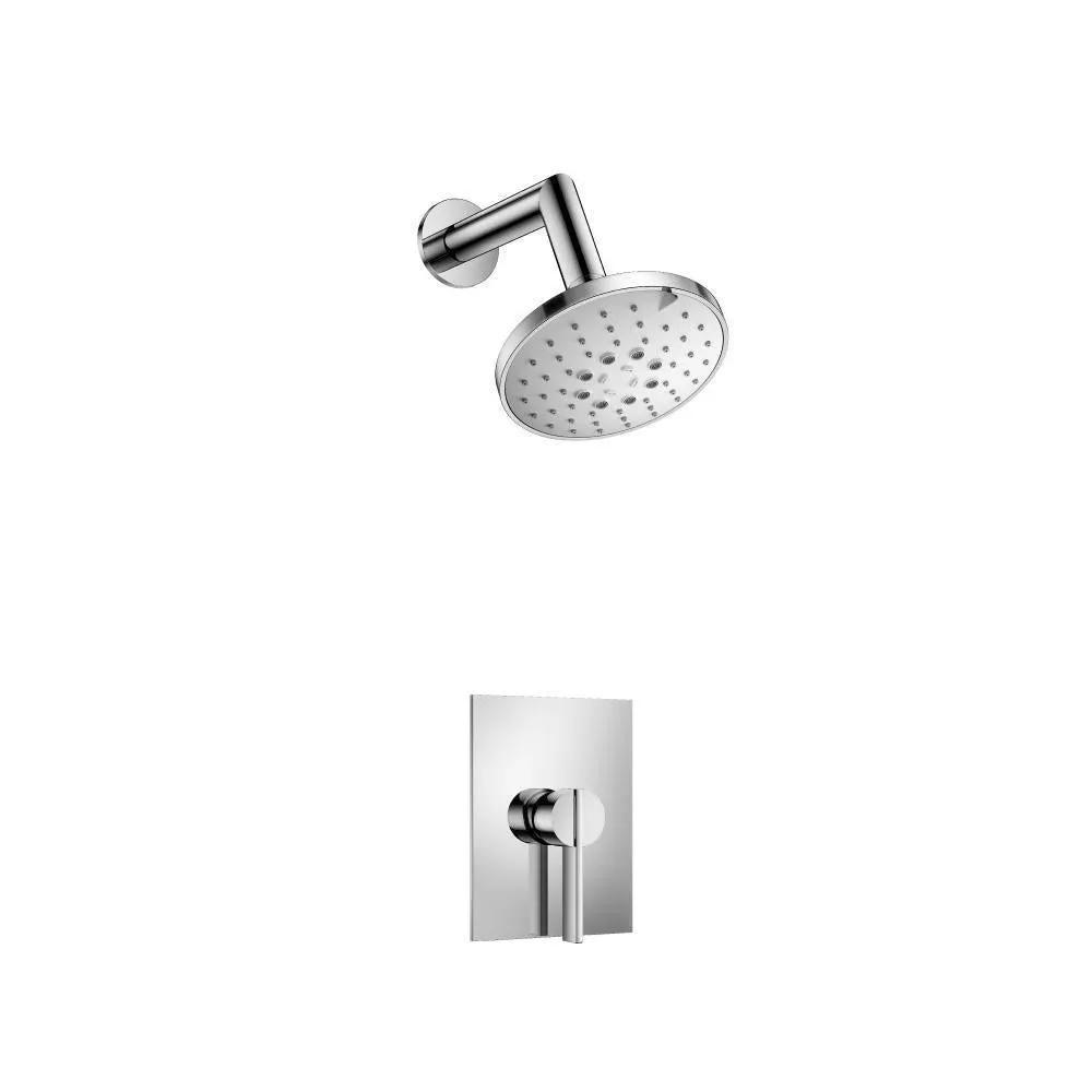 chrome shower set