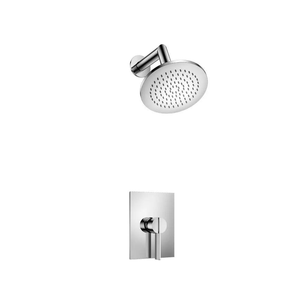 chrome shower set