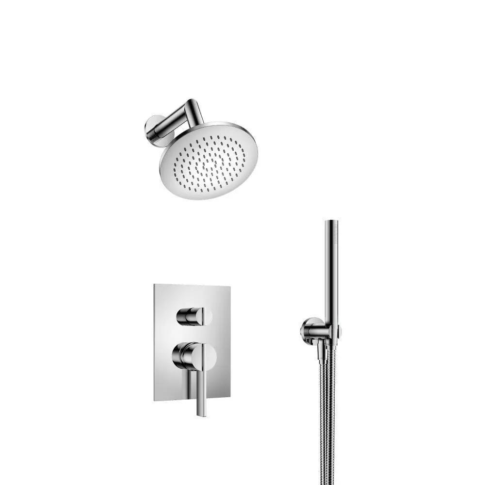 chrome shower set