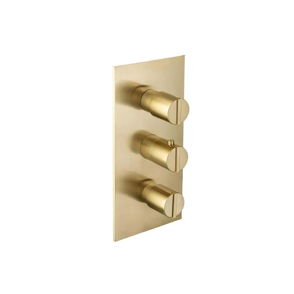 Flusso Serie 145 3/4" Thermostatic Valve with Trim - 3 Output by Flusso