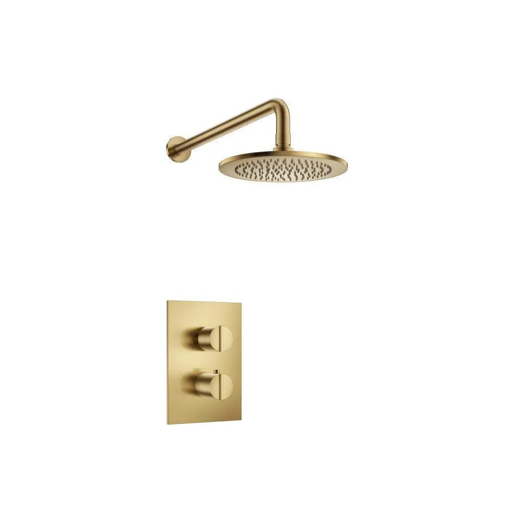 Flusso Serie 145 Single Output Shower Set with Shower Head and Arm by Flusso