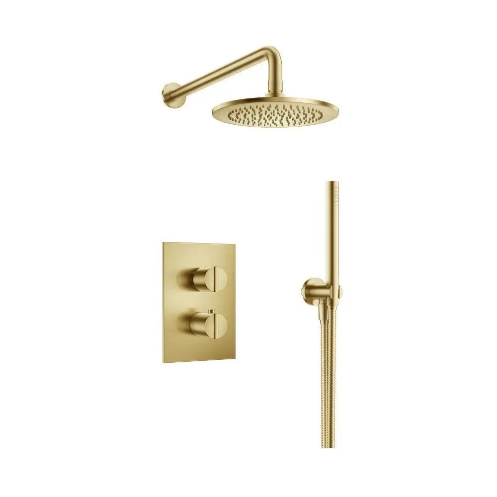 Flusso Serie 145 Two Output Shower Set with Shower Head and Hand Held by Flusso