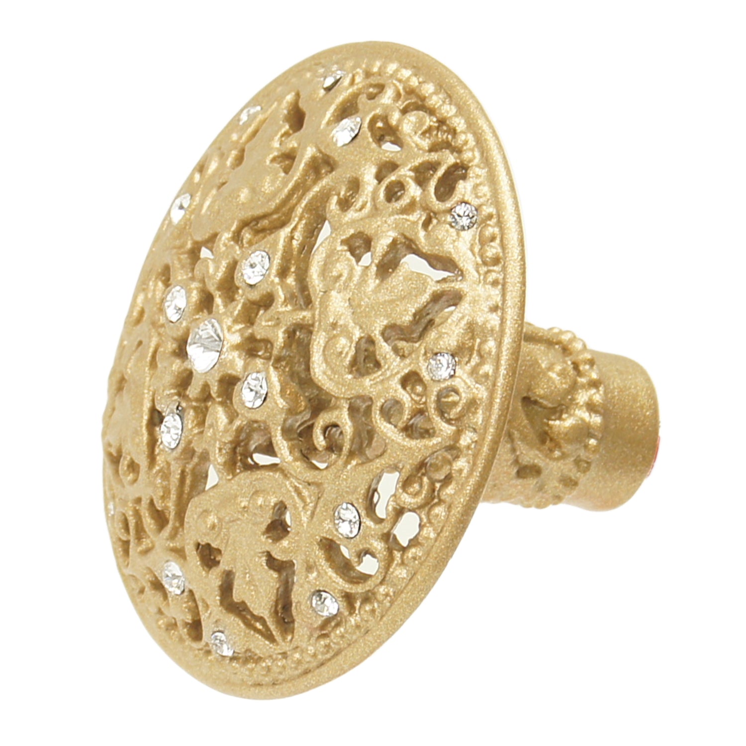 soft gold cabinet knob