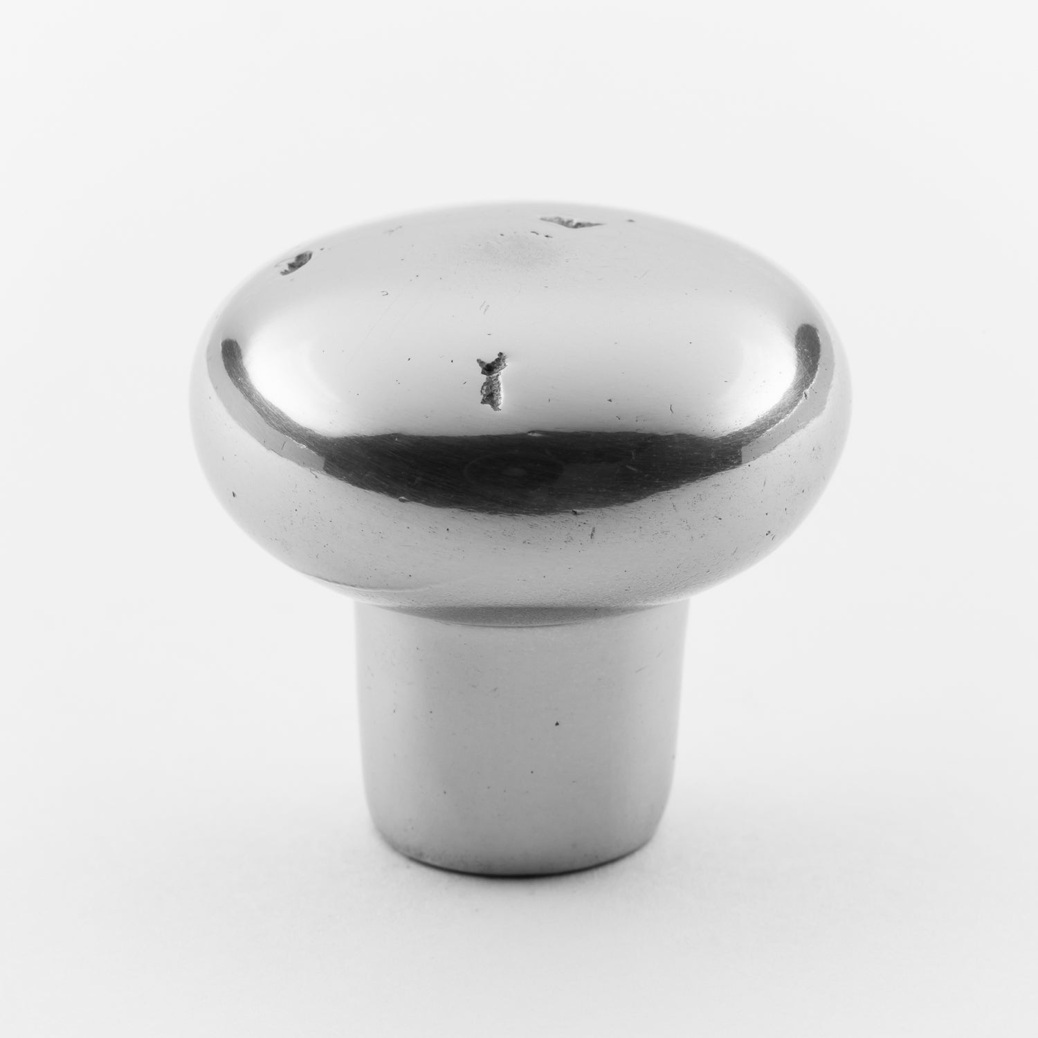 polished chrome knob