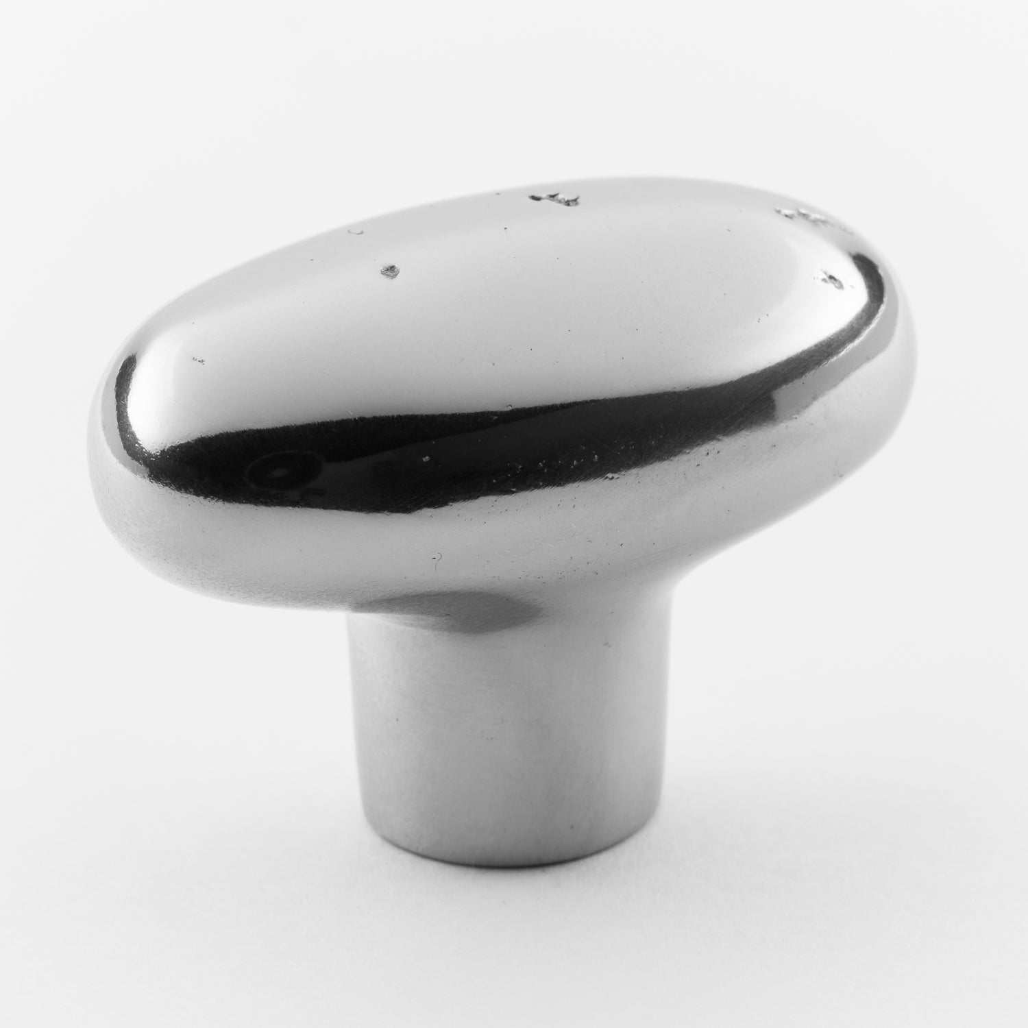 polished chrome knob