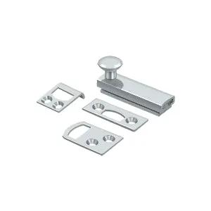 polished chrome surface bolt