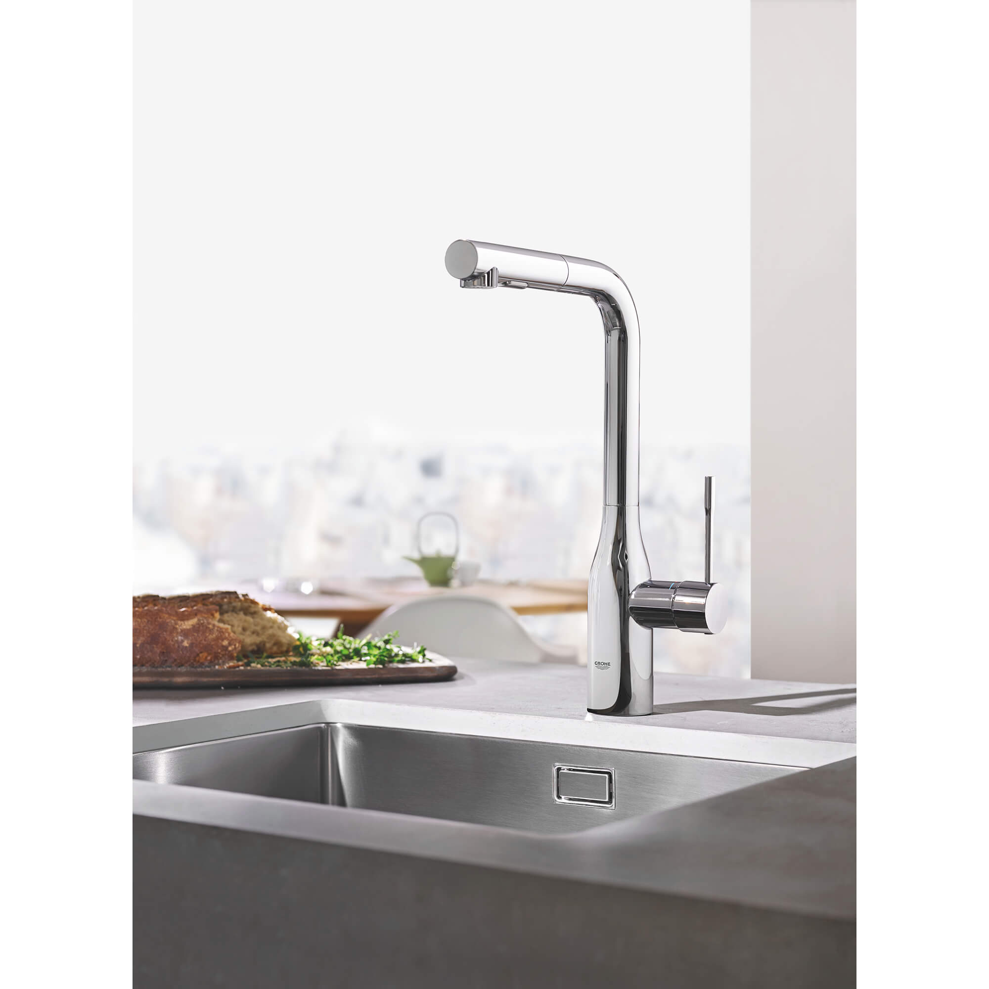 starlight chrome kitchen faucet