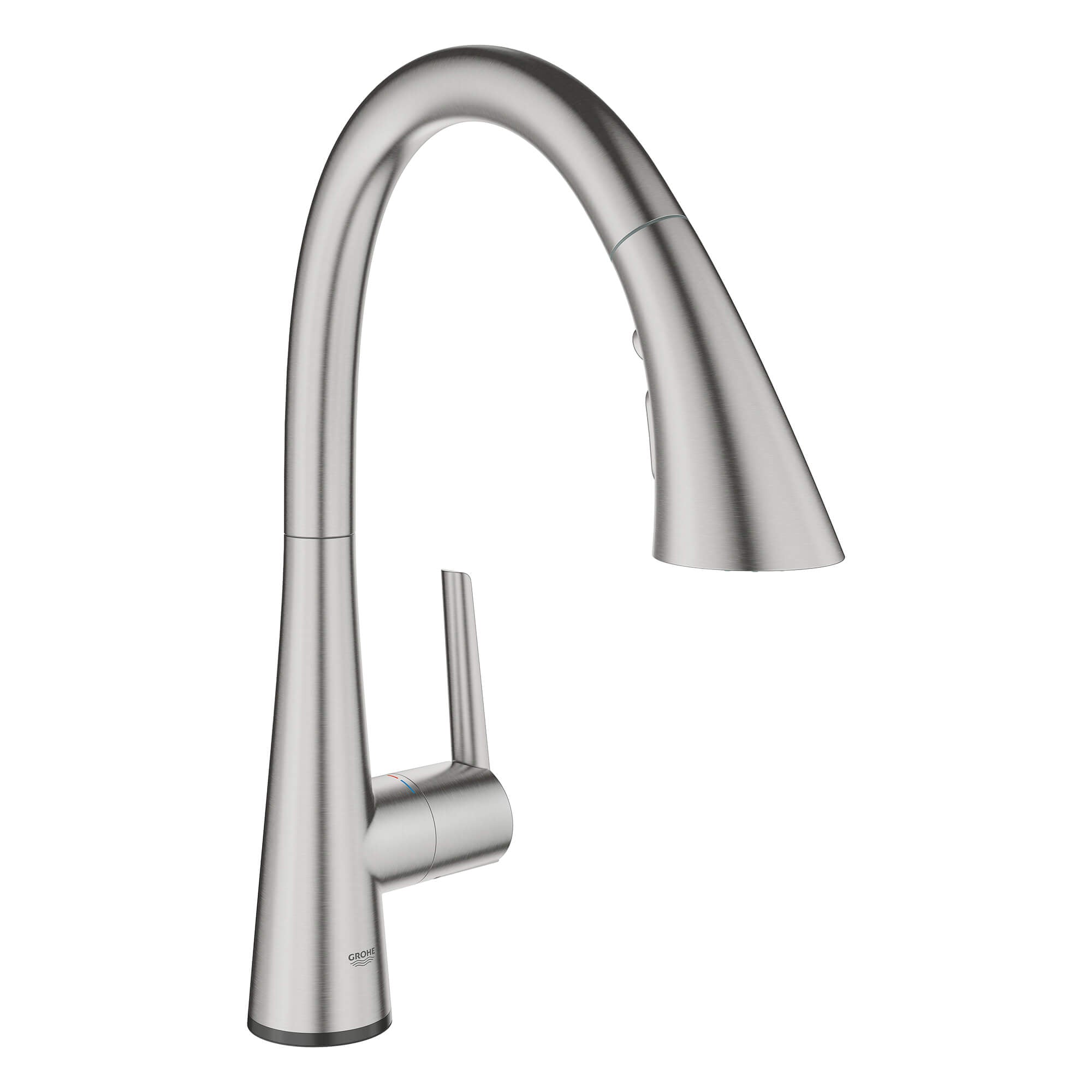 Grohe Zedra Single-Handle Pull Down Kitchen Faucet Triple Spray 1.75 GPM with Touch Technology by Grohe