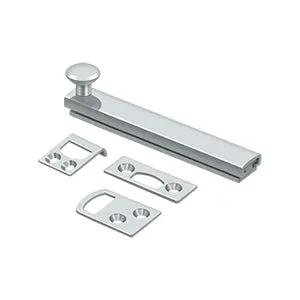 polished chrome surface bolt