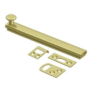 Deltana 6" Concealed Screw Surface Bolt by Deltana