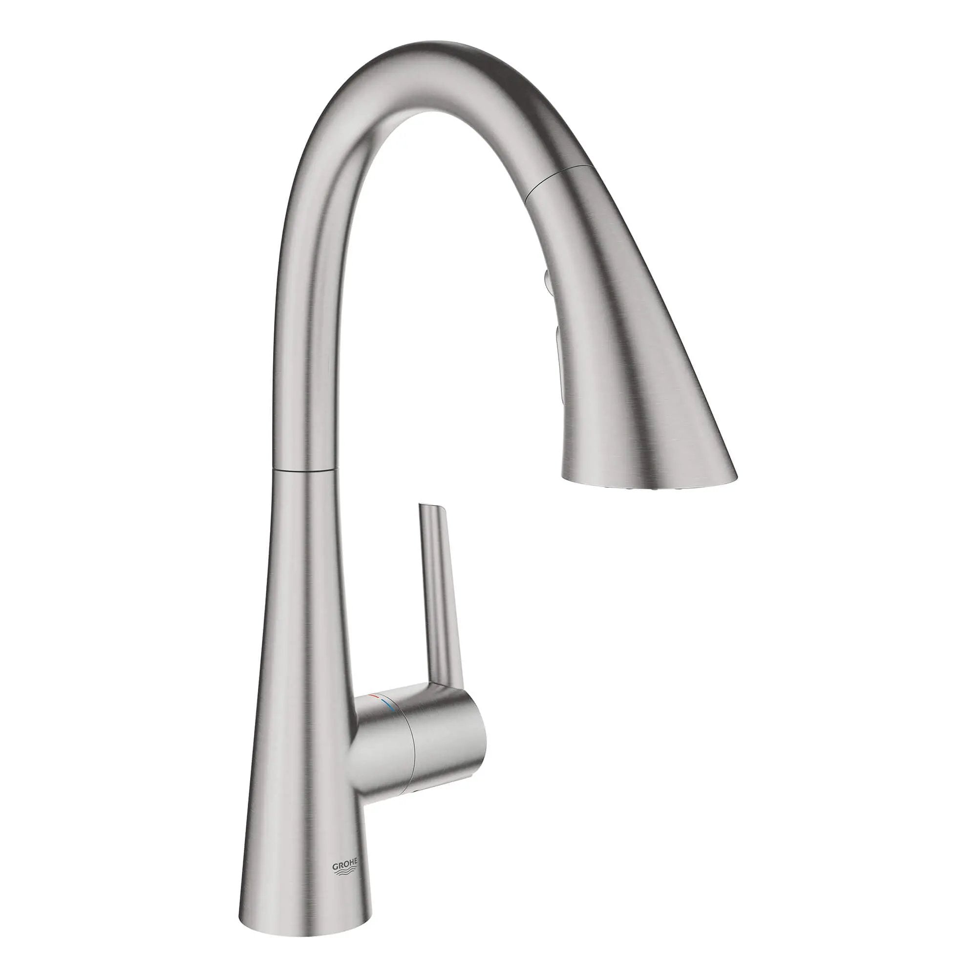 Grohe Zedra Single-Handle Pull Down Triple Spray Bar Faucet 1.75 GPM by Grohe