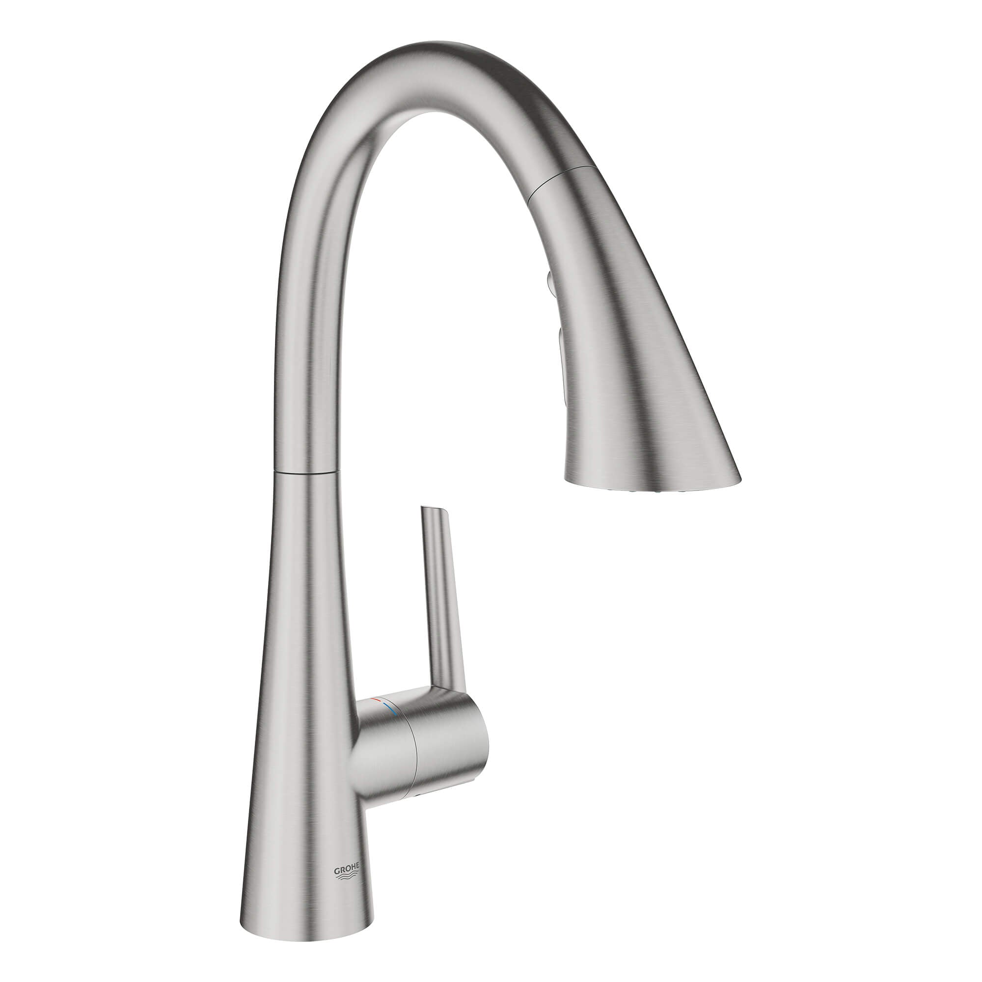 Grohe Zedra Single-Handle Pull Down Triple Spray Bar Faucet 1.75 GPM