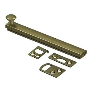 Deltana 6" Concealed Screw Surface Bolt by Deltana