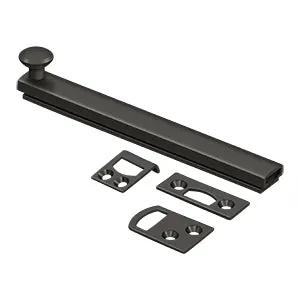 Deltana 6" Concealed Screw Surface Bolt by Deltana