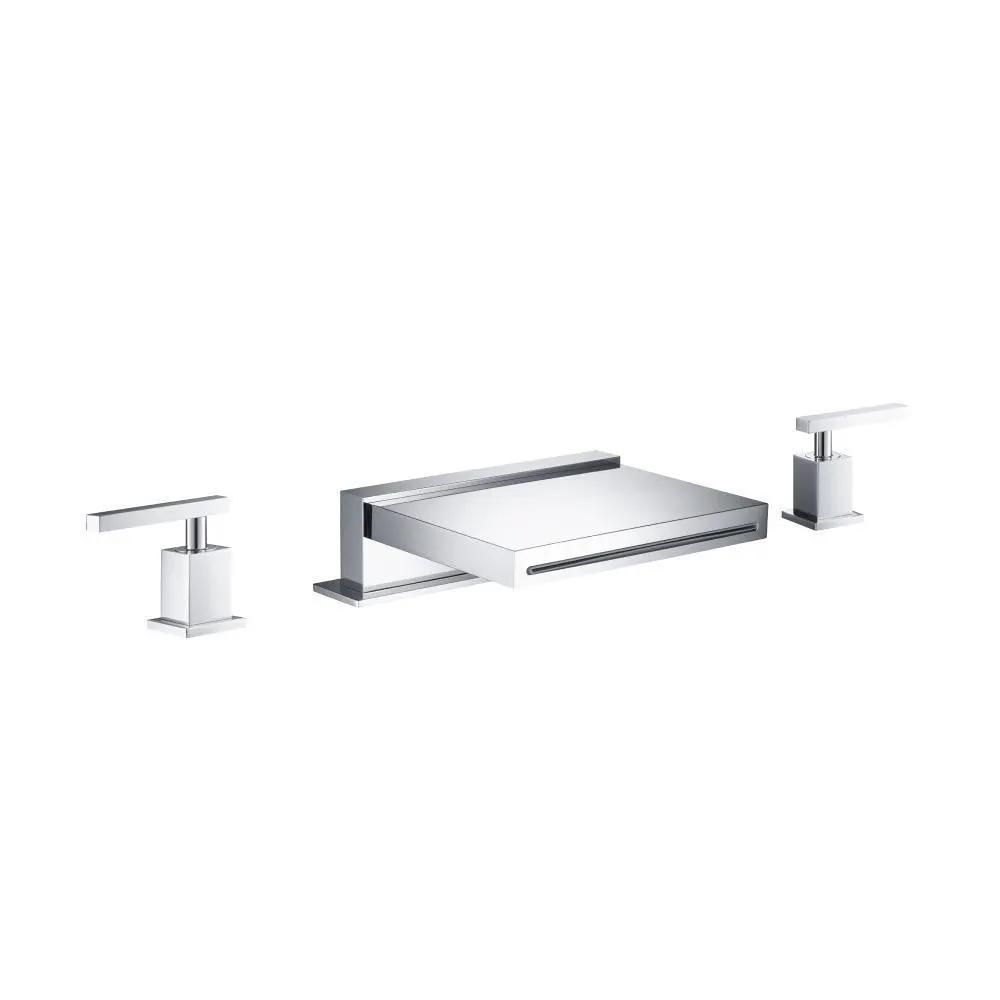 chrome tub faucet