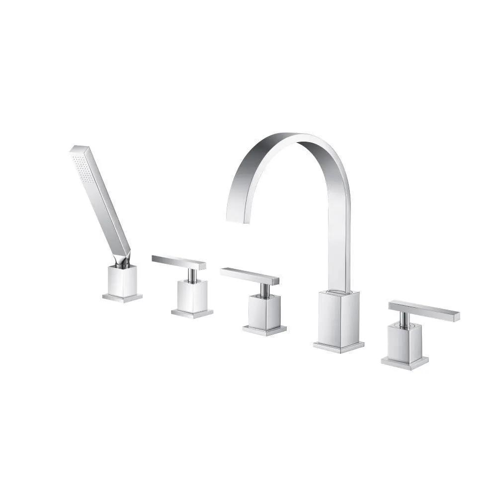 chrome tub faucet