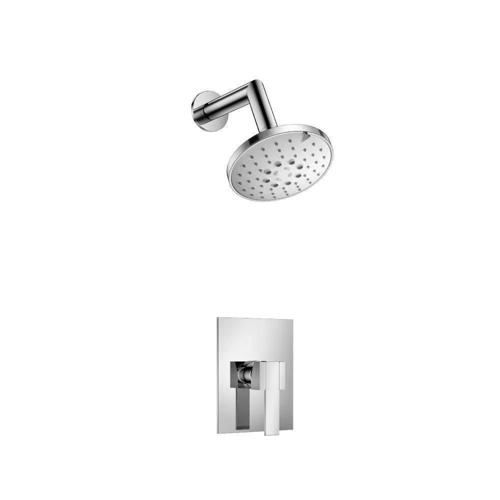chrome shower set