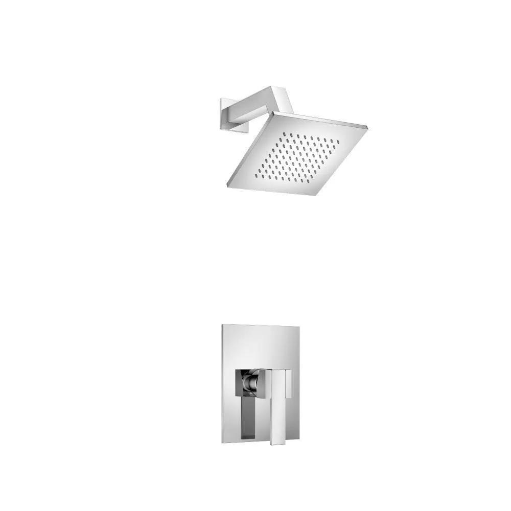 chrome shower set