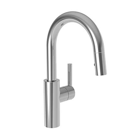 polished chrome faucet