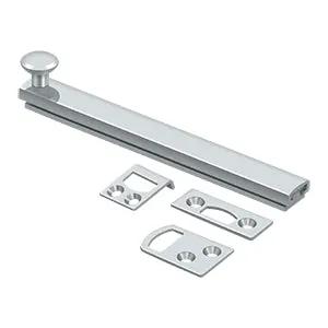 polished chrome surface bolt