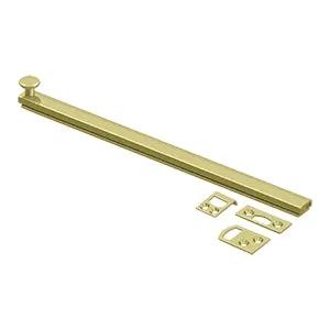 Deltana 12" Concealed Screw Surface Bolt by Deltana