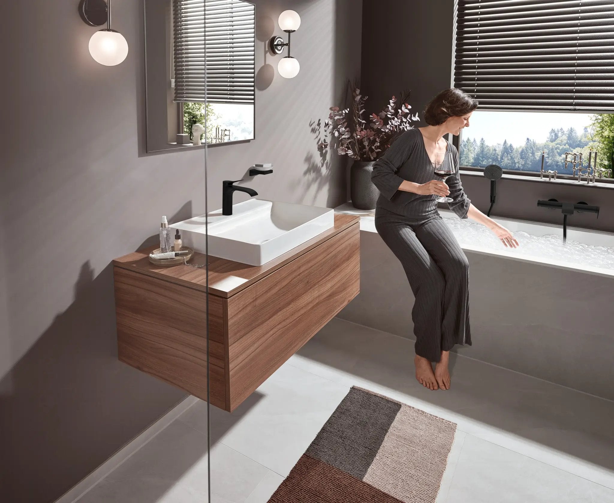 matte black bathroom faucet