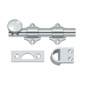 polished chrome dutch door bolt