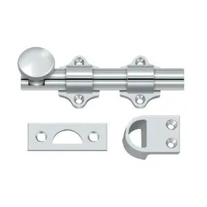 polished chrome dutch door bolt